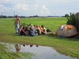 Vandrende Gaderum holder spisepause